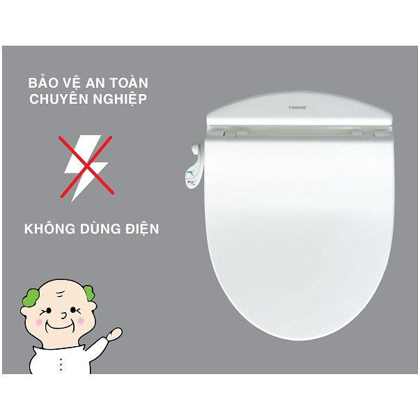 Caesar – nắp bồn cầu rửa cơ đa năng taf050, chính hãng