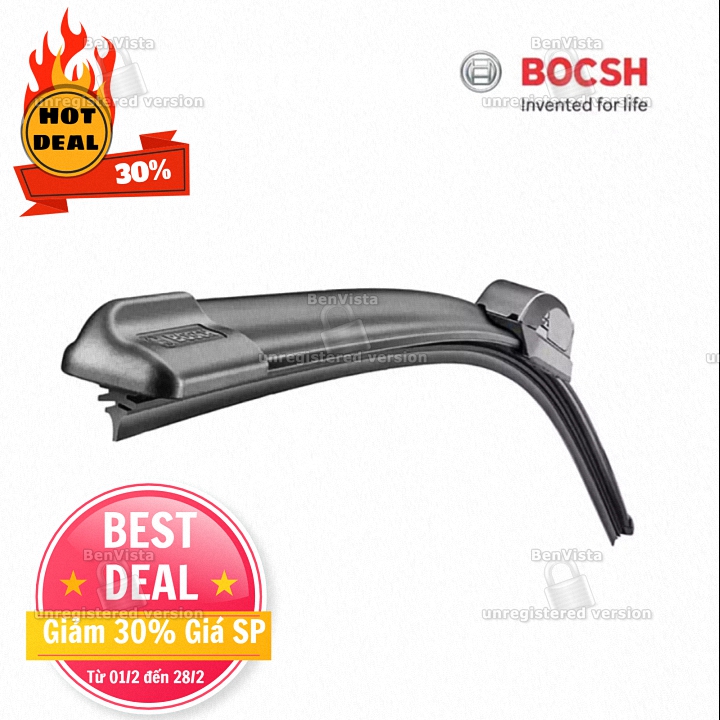 Gạt mưa Silicon xương mềm Size 14-16-18-20-22-24-26 inch