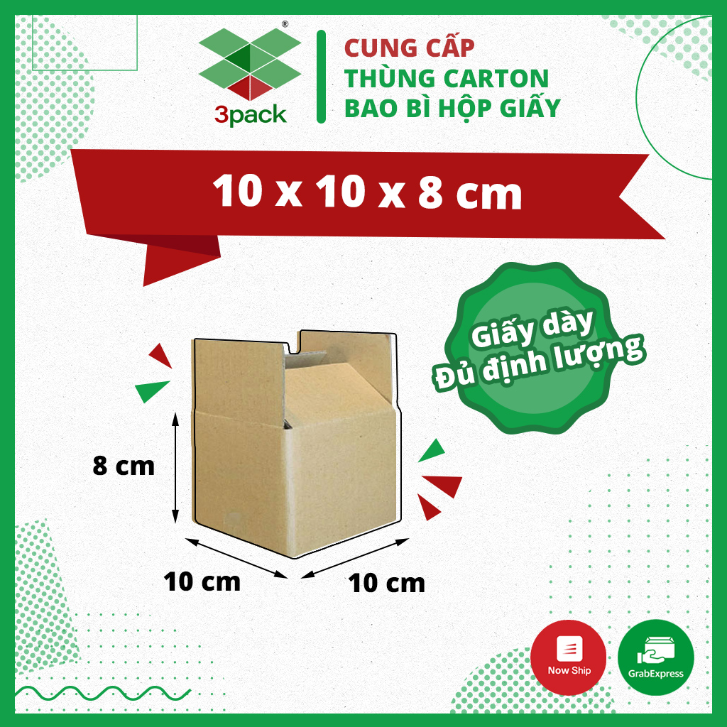 60 thùng hộp carton đóng gói hàng 3hnt0601 - giấy dày cứng cáp đủ định lượng - thùng đóng hàng vận chuyển