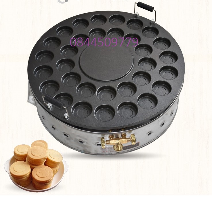Máy làm bánh đậu đài loan 32 lỗ dùng gas
