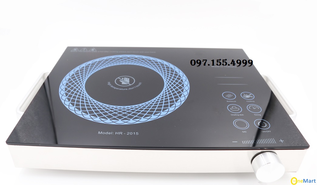 Bếp hồng ngoại 2 vòng nhiệt cao cấp HR2015 made in Thái Lan