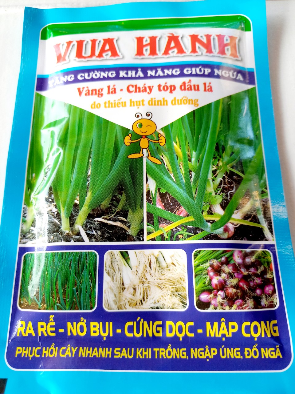 Vua hành gói 50gr- ngăn ngừa vàng lá,cháy top đầu lá
