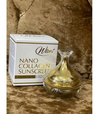 Kem Chống Nắng Dưỡng Trắng Da Wise Nano Collagen Thái Lan 12g