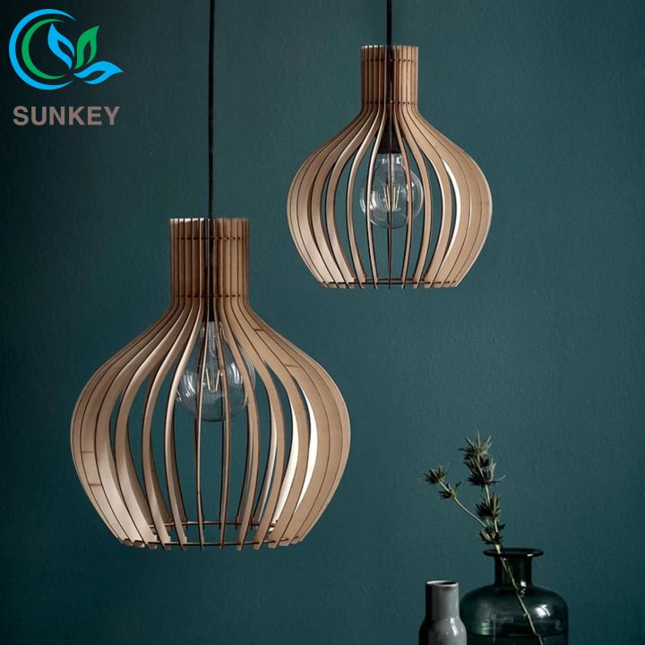 [Tặng Kèm Bóng Edison 4w] Đèn Trang Trí Ánh Dương  - Đường Kính 30cm - Chất Liệu Gỗ Plywood - Trang Trí Decor Mọi Không Gian