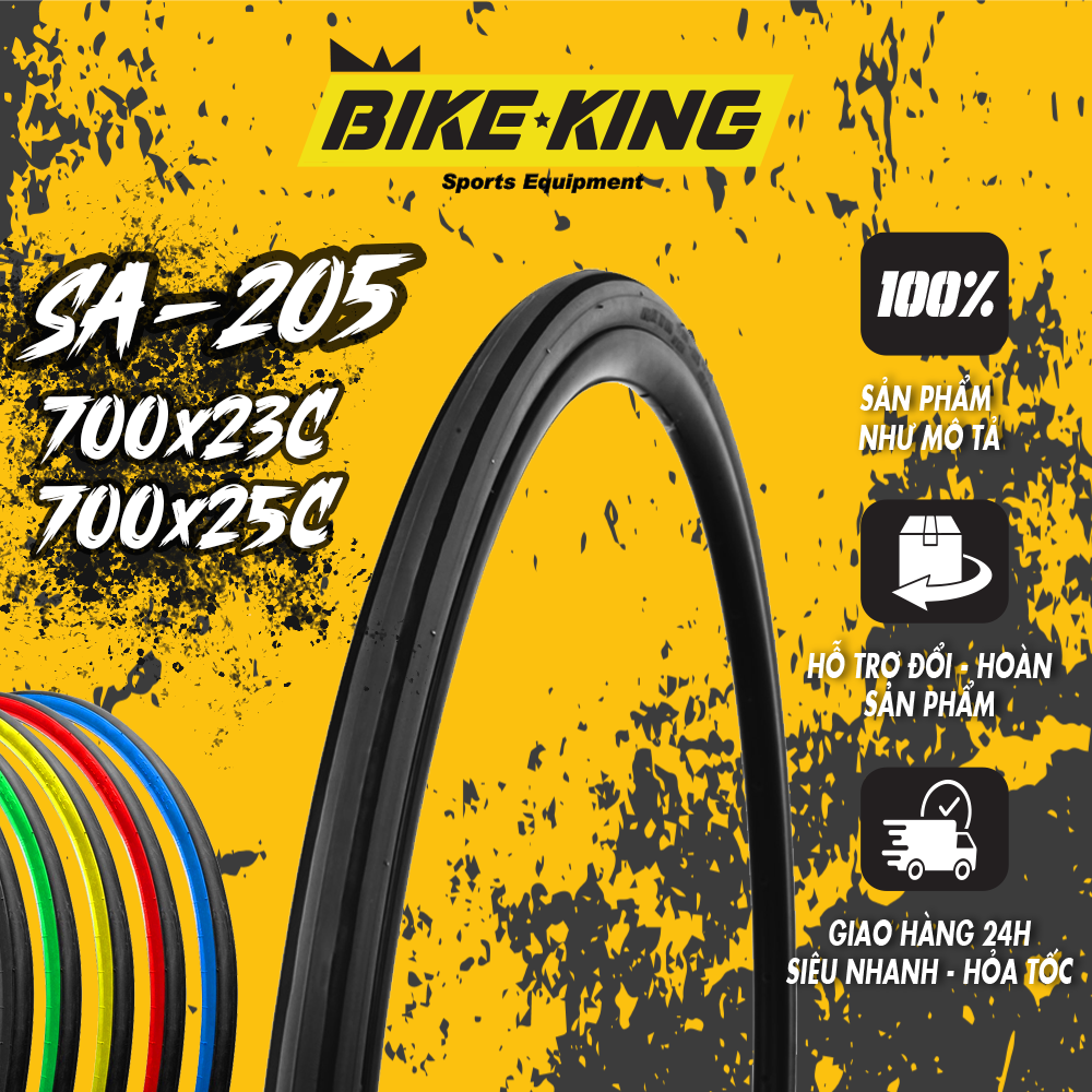 Vỏ trọc xe đạp 700x23c - trải nghiệm đỉnh cao cho dòng xe road/touring/fixed gear - deli tire indonesia vx-19