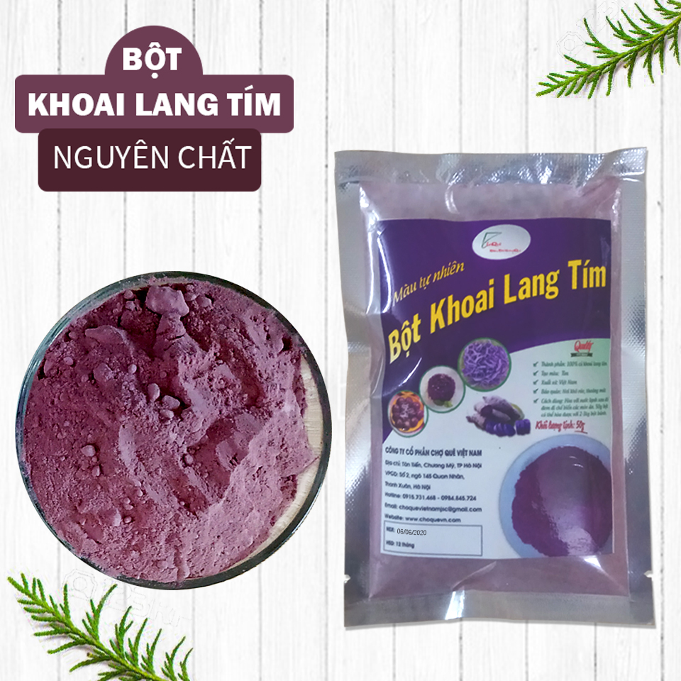 Bột Khoai Lang Tím Nguyên Chất 20g