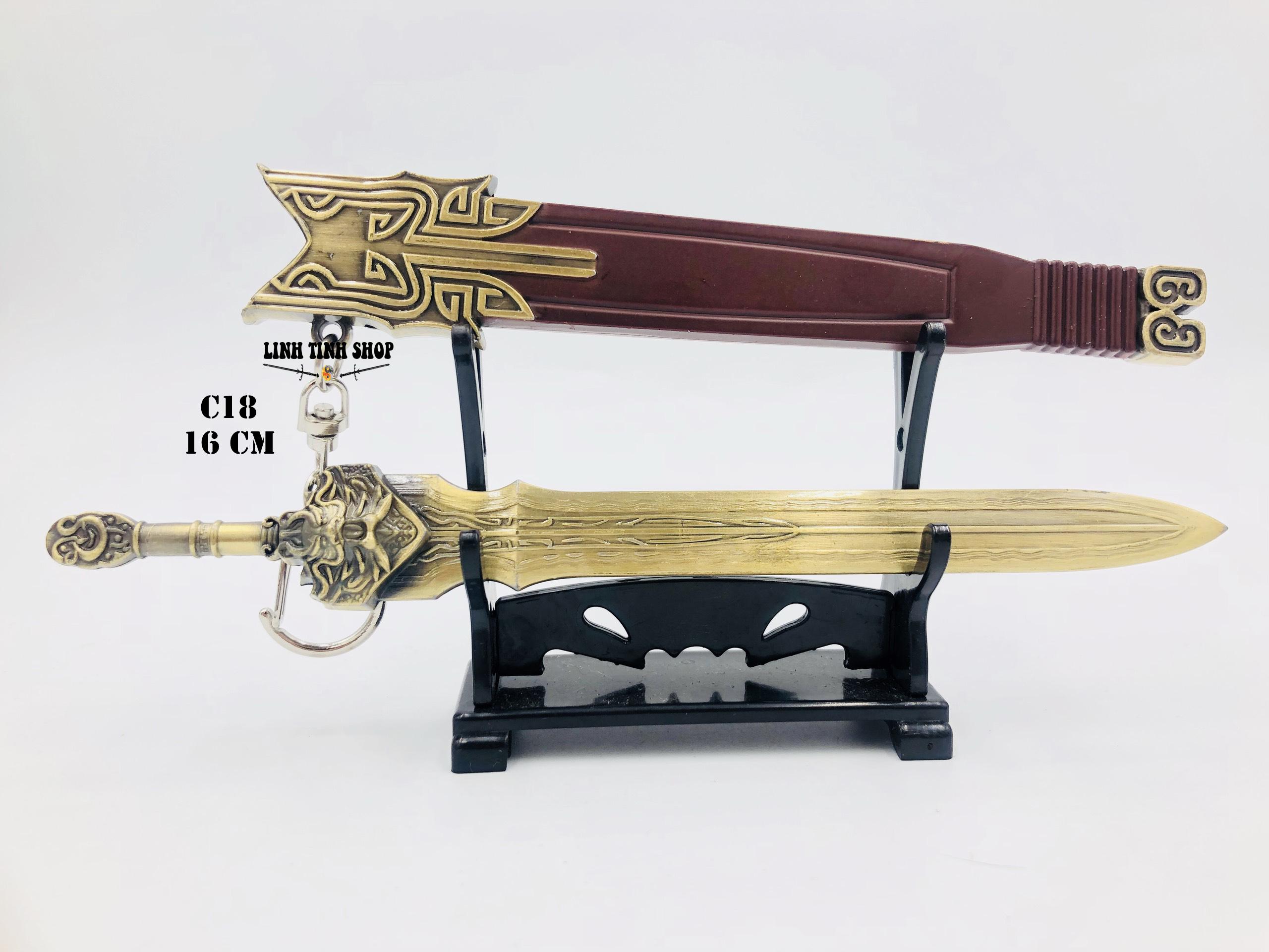 Móc khóa mô hình kiếm cổ trung hoa