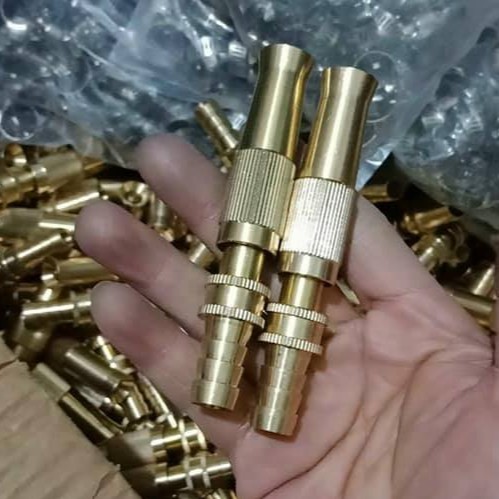 Đầu vòi xịt tăng áp mini Đầu vòi tăng áp đa năng bằng đồng tưới cây rửa xe cực mạnh
