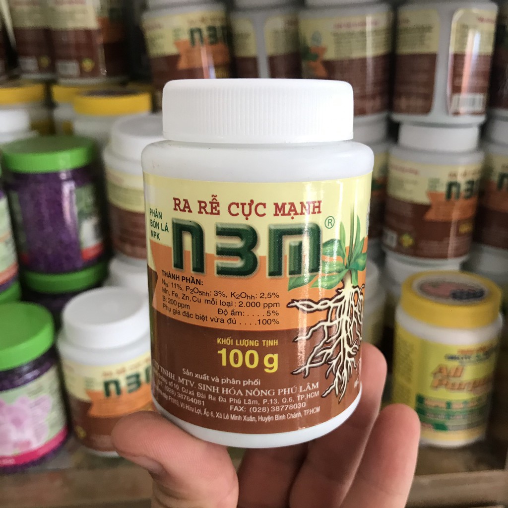 Phân kích rễ cực mạnh n3m - lọ 100g longf1