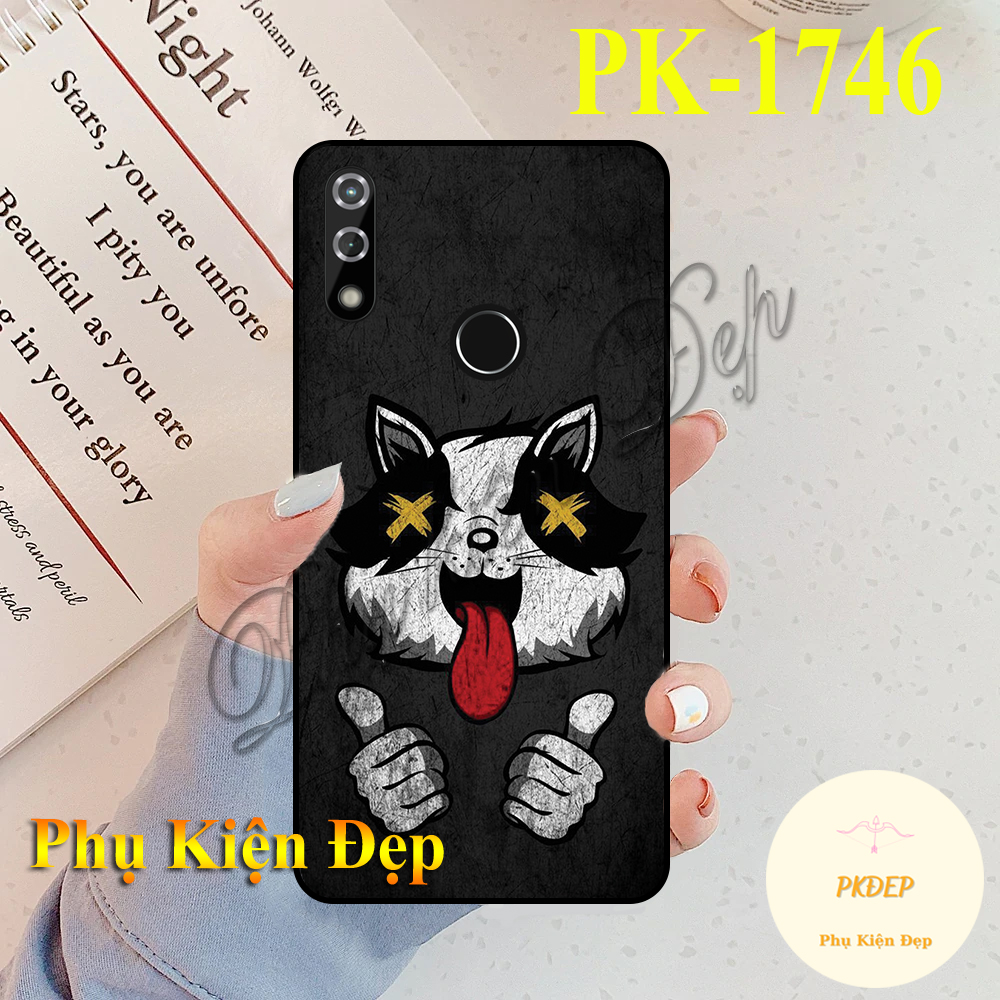 Ốp lưng Vsmart Joy 3 - Ốp dẻo đen in hình Random