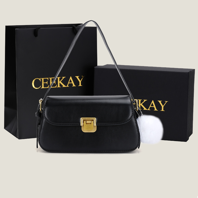 Túi ceekay đeo chéo hoặc xách tay size 24cm, da pu cao cấp, khóa chữ u