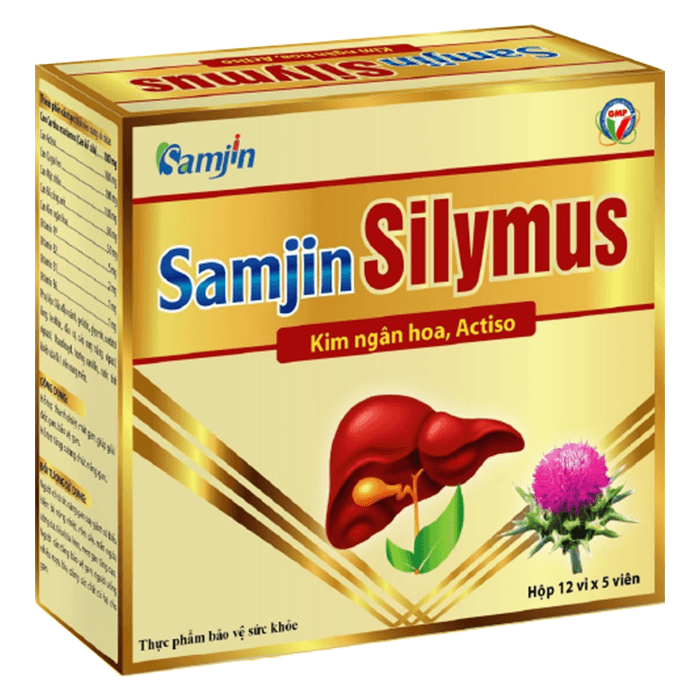 Hộp 60 viên Samjin Silymus tăng cường chức năng gan và bảo vệ gan- Nhà