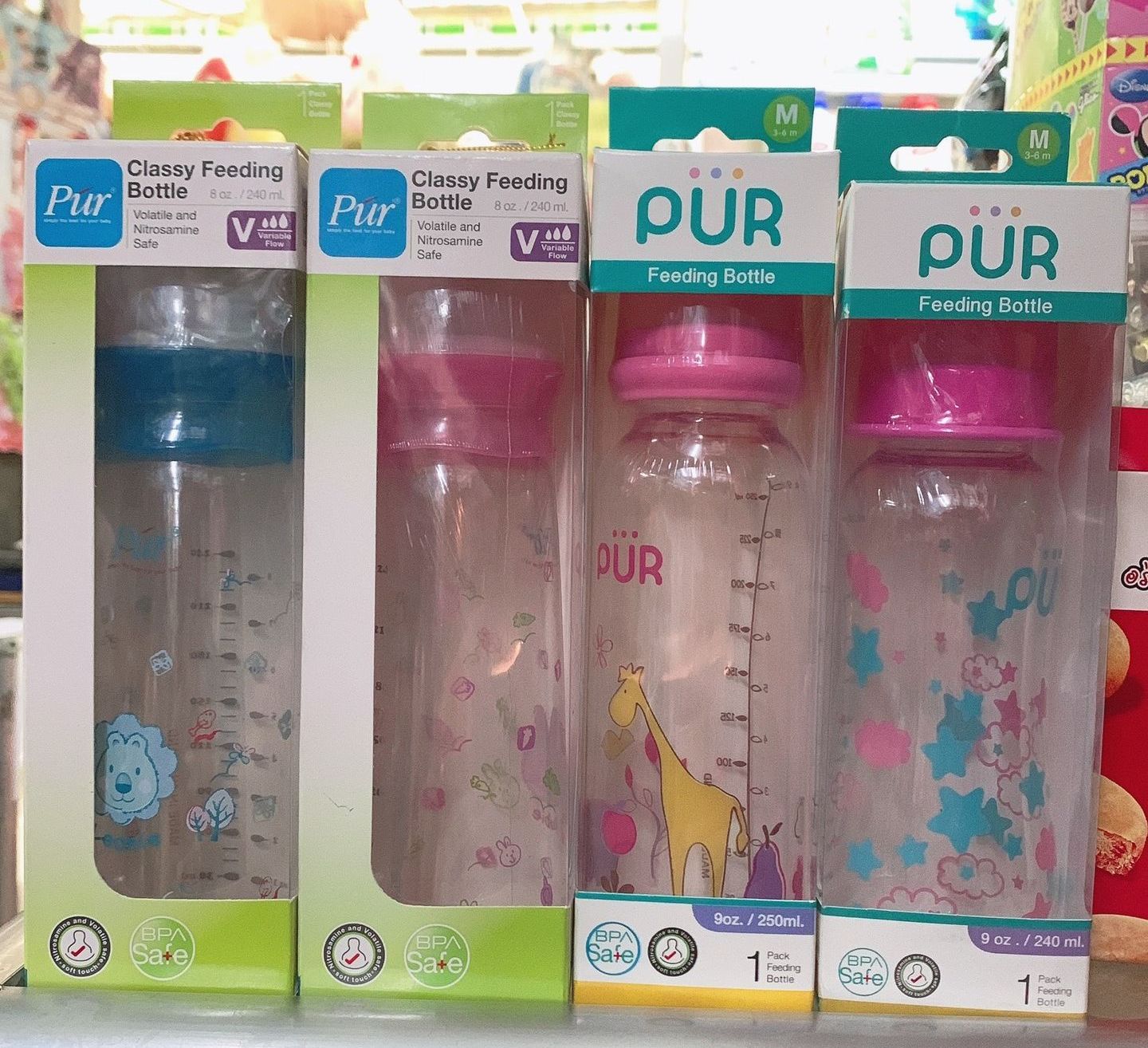 Bình sữa pur thái cổ thường thân thon