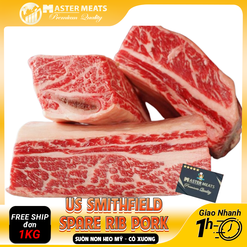 Sườn bò mỹ - có xương - circle t bone-in shortrib beef
