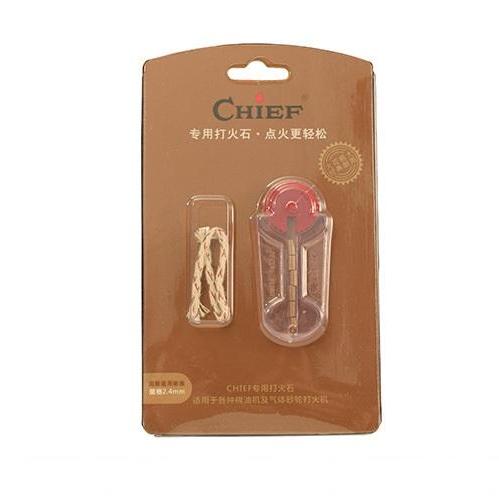 Bộ sản phẩm 6 viên đá lửa và bấc Chief ( phụ kiện dùng cho zippo )