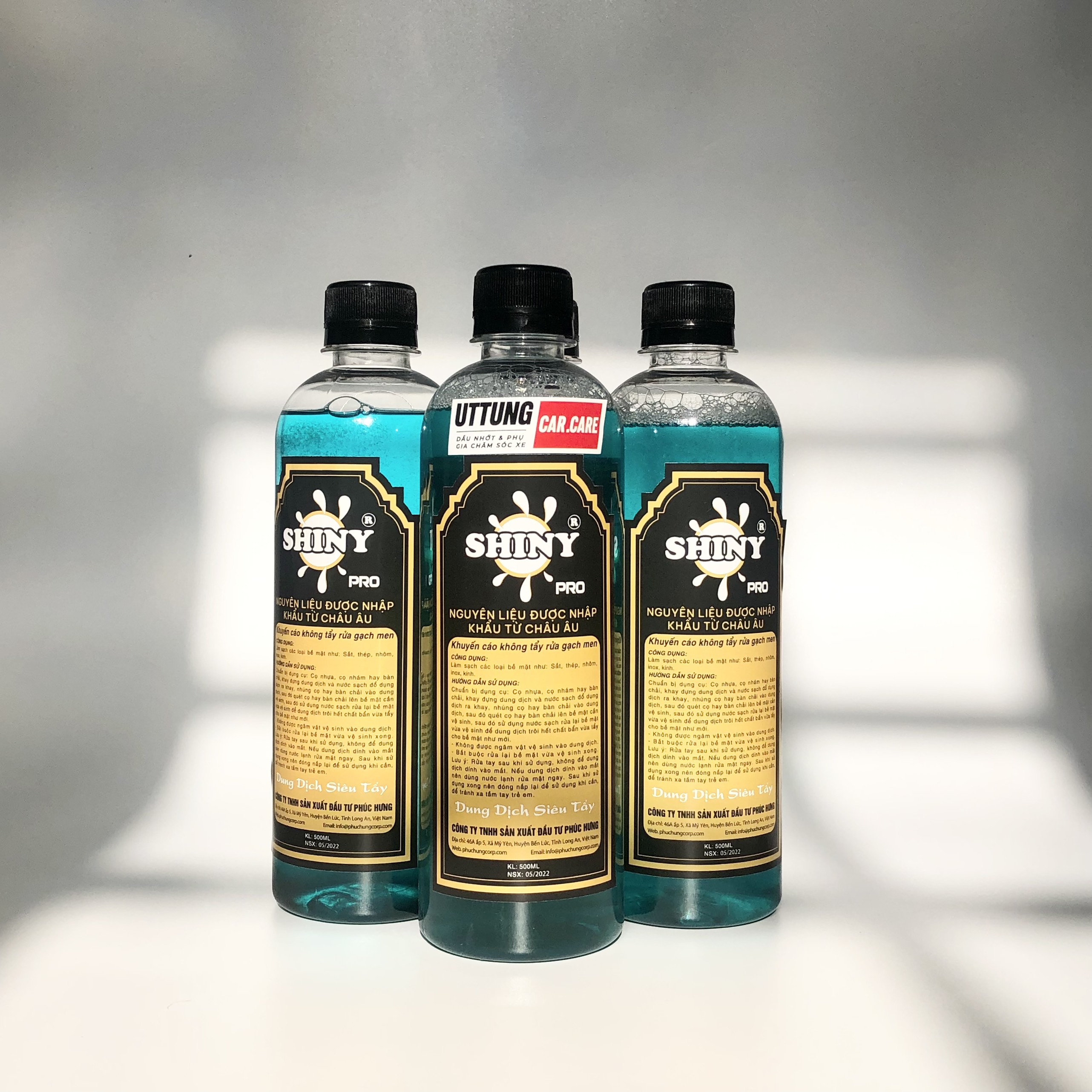 Dung dịch tẩy rửa shiny pro tẩy rửa lốc máy hợp kim nhôm siêu sạch