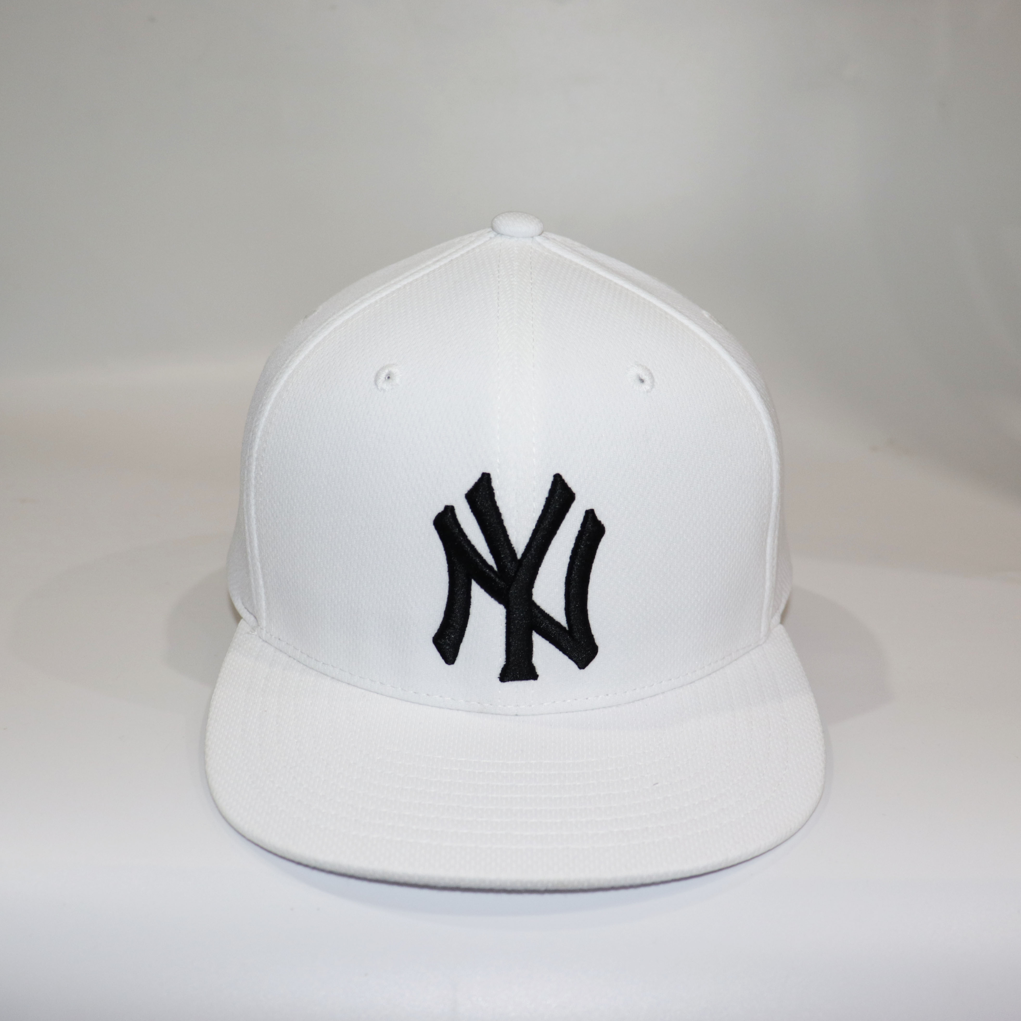Nón snapback full trắng logo ny đen 2020- nón kết- mũ lưỡi trai