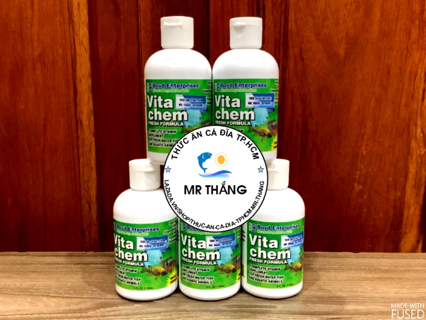 Vitachem Fresh Fromula : Bổ sung Vitamin tươi để tăng cường sức khỏe cho cá.