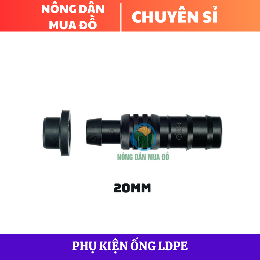 20 cái Khởi thủy ống 20mm kèm ron cao su