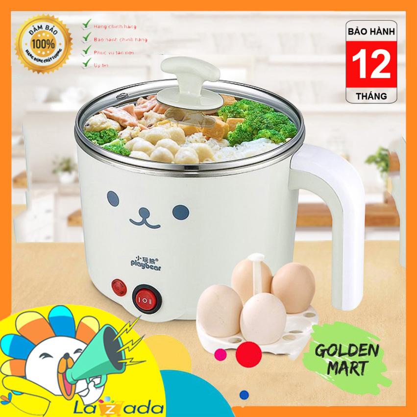 Nồi nấu đa năng siêu tốc Playbear FM-6168 - Công xuất vượt trội - Chất liệu cứng cáp - Phù hợp cho mọi gia đình việt.
