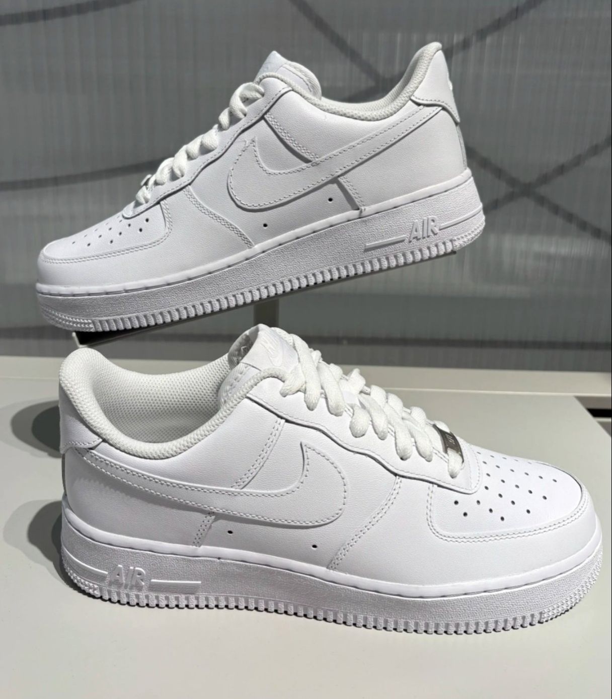 [Genuine] Nike Air Force 1 White Sneaker Daily Walking Shoes
