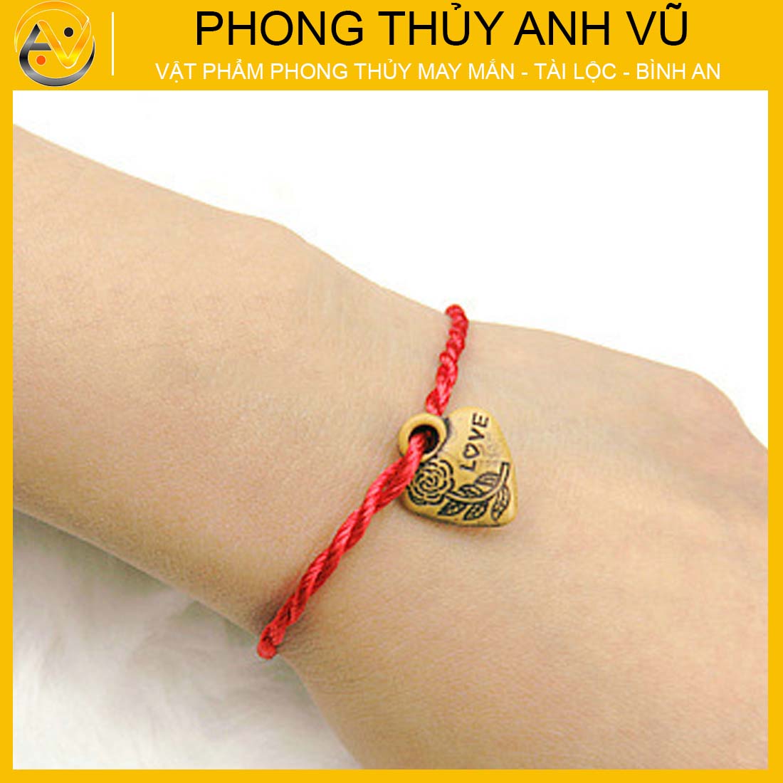 Vòng tết chỉ đỏ may mắn - Vòng tay chỉ đỏ - May mắn tài lộc
