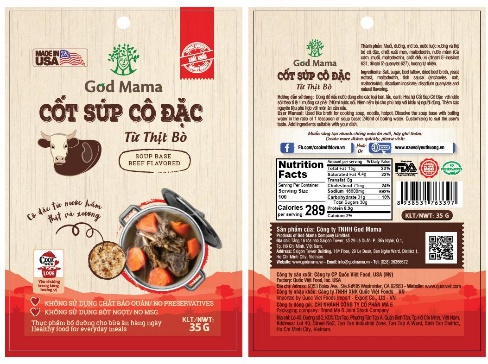 Cốt súp cô đặc – thịt bò - 35 g