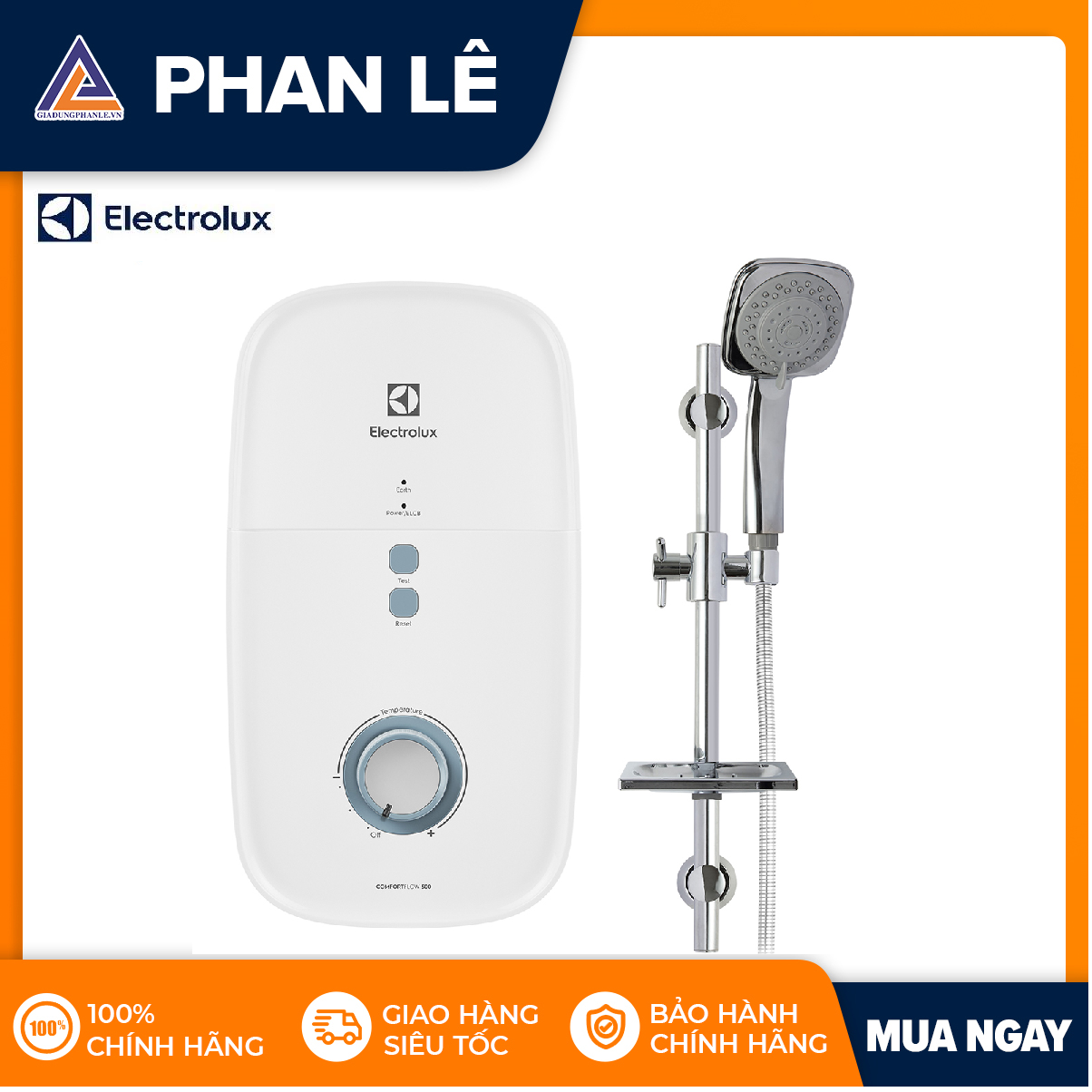 Máy nước nóng trực tiếp electrolux ewe451kx-dwb2