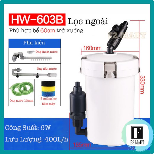 Lọc thùng bể cá sunsun hw-603b/ lw-603b