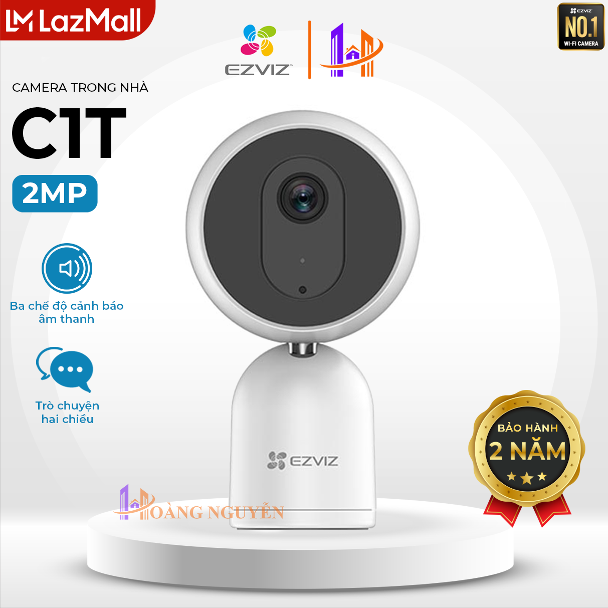 Camera wifi wifi ezviz c1t 1080p - ezviz hoang nguyen authorized store