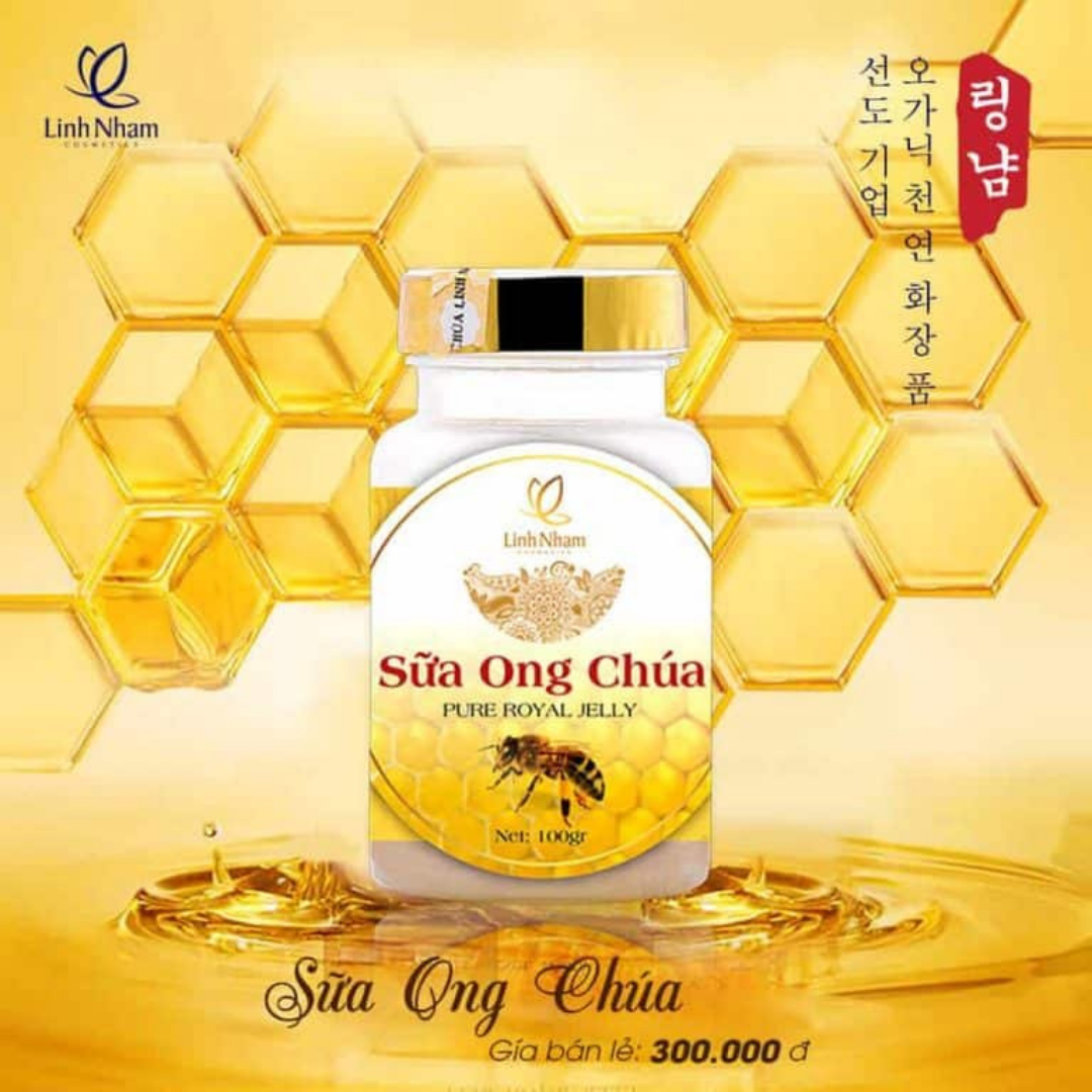[Nguyên Chất 100% Không Tạp Chất] Sữa Ong Chúa Linh Nhâm 50gr , Tăng Cường Sức Khỏe, giúp Da Trắng Hồng, Loại Bỏ Mụn, Mờ Thâm Nám, Phuc Beauty