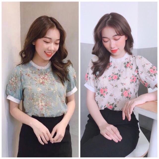 Áo Sơ Mi  Kiểu Nữ Quảng Châu  Xịn  Thời Trang Cao Cấp Siêu HOT Mẫu Mới KI34