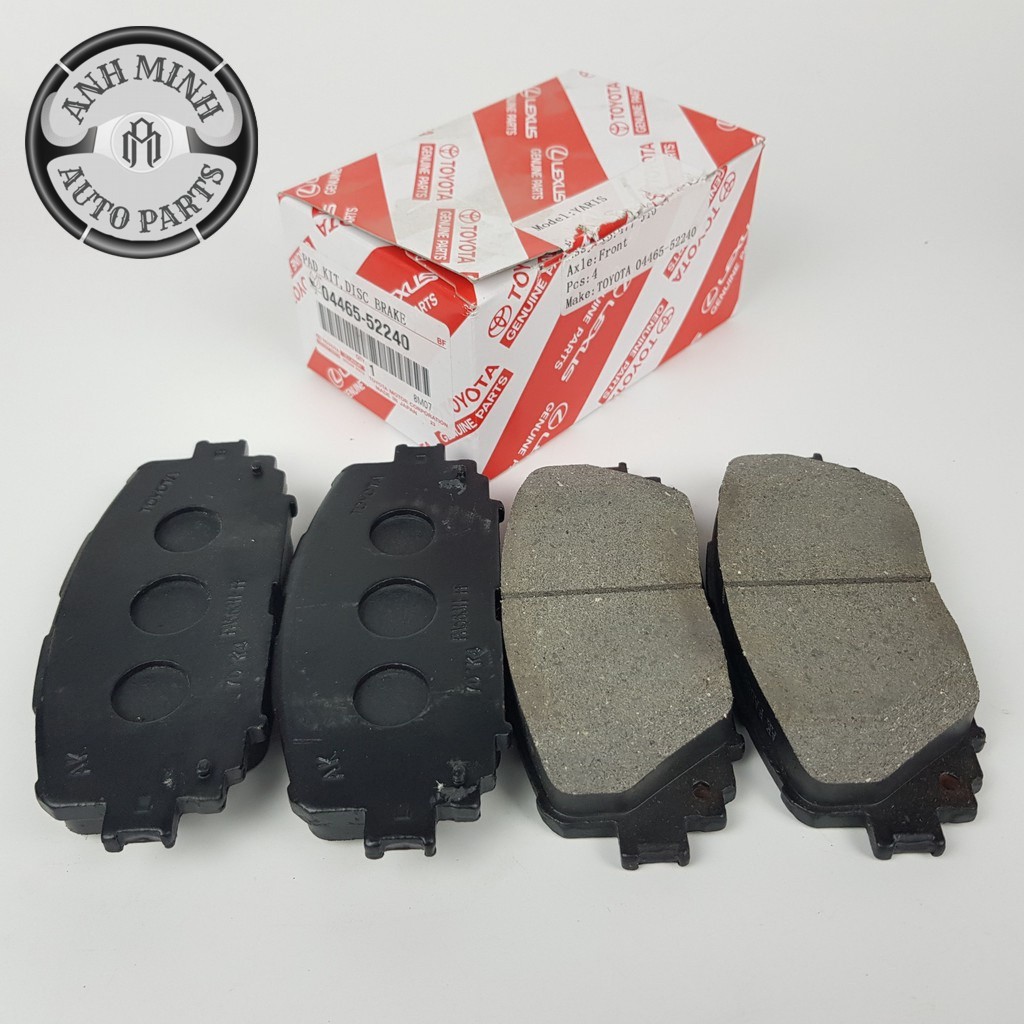 Má phanh bố thắng trước xe toyota vios 2014-2021 mã: 0446552240/044650d130