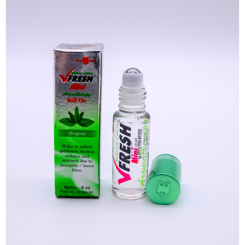Dầu nóng thảo dược Original VFRESH 4cc (Chanh Bạc Hà)