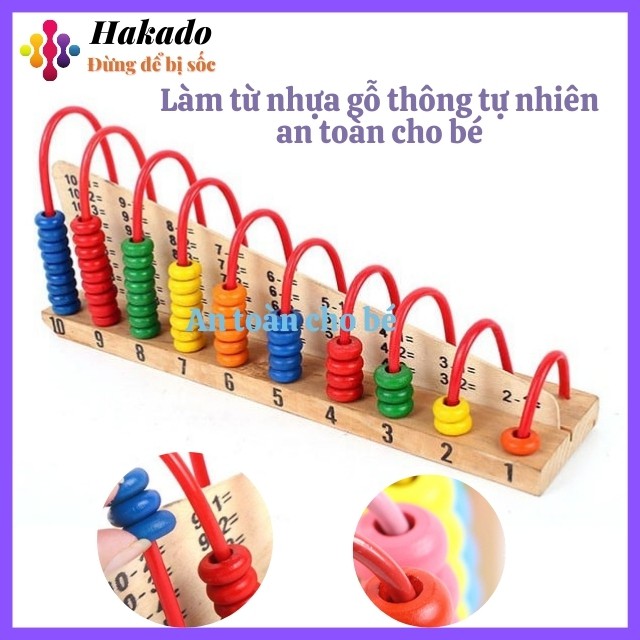 Bản tính cầu vồng - đồ chơi giúp bé học toán