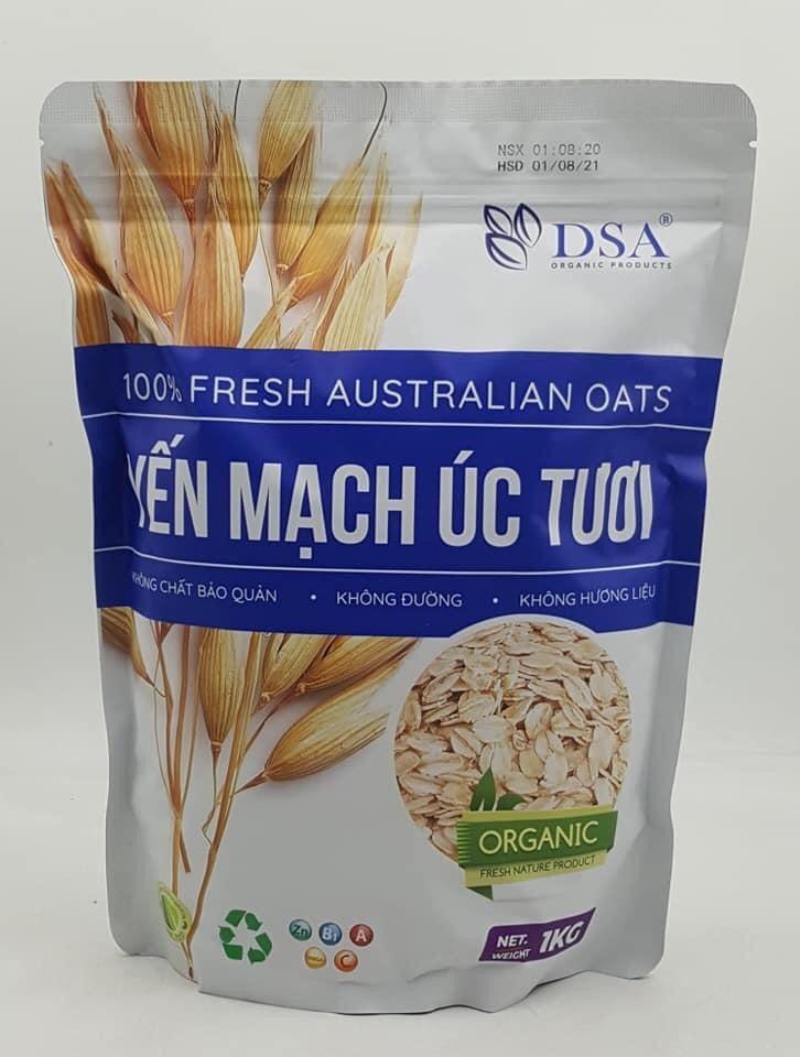 1kg yến mạch úc tươi DSA nhập khẩu từ úc giúp giảm cân hiệu quả