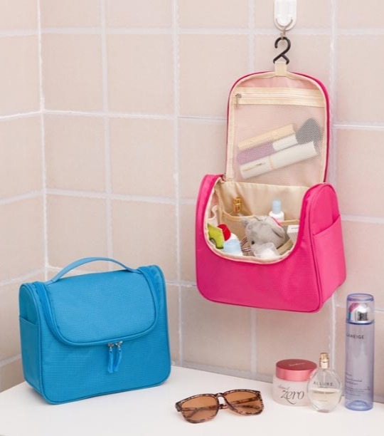 [HCM]TÚI ĐỰNG MỸ PHẨM CAO CẤP CHUẨN HÀNG XUẤT NHẬT CÓ QUAI XÁCH TIỆN DỤNG - TÚI ĐỰNG MỸ PHẨM THIẾT KẾ NHỎ GỌN DỄ DÀNG MANG THEO KHI ĐI CHƠI DU LỊCH