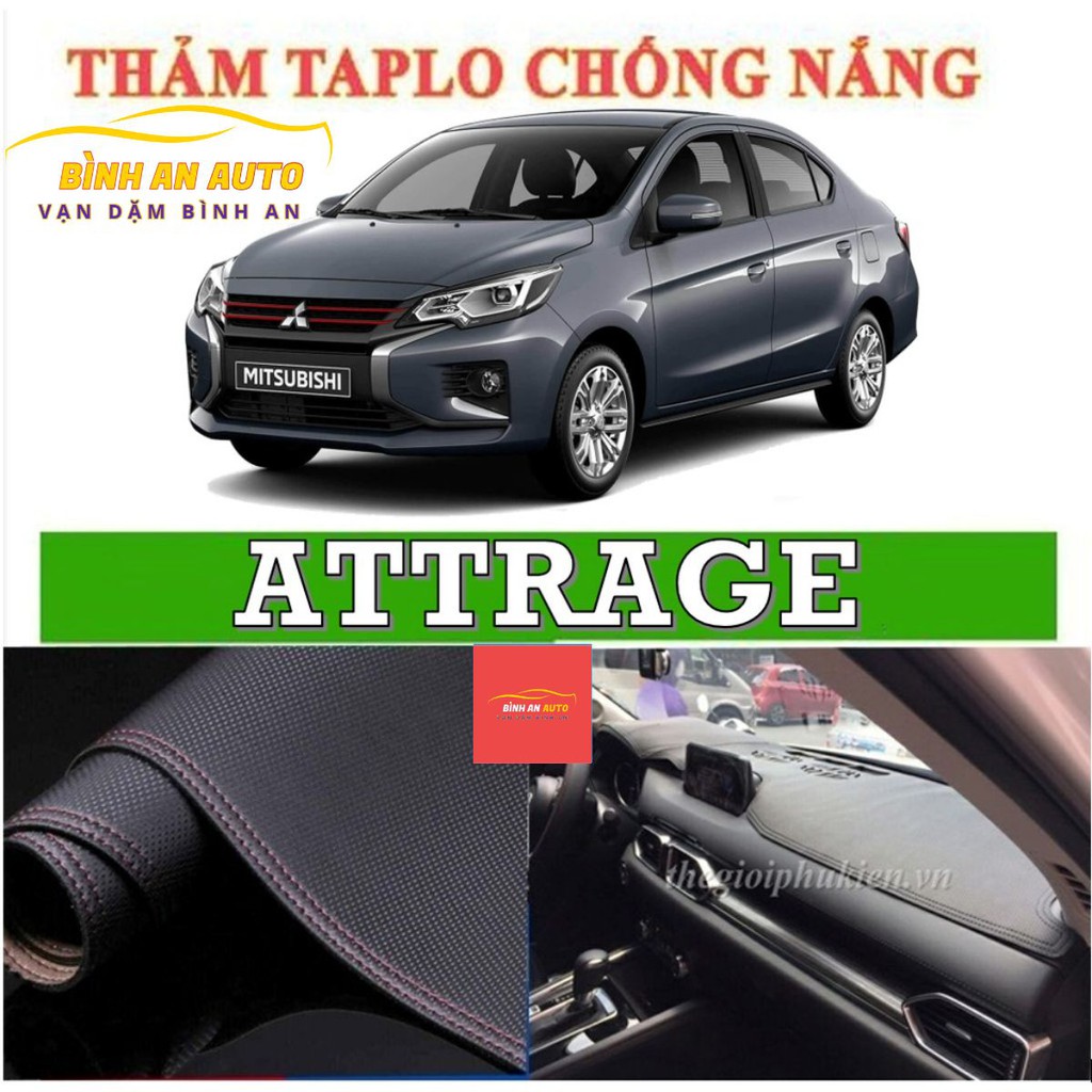Thảm taplo attrage 2016-2021 da dập vân carbon