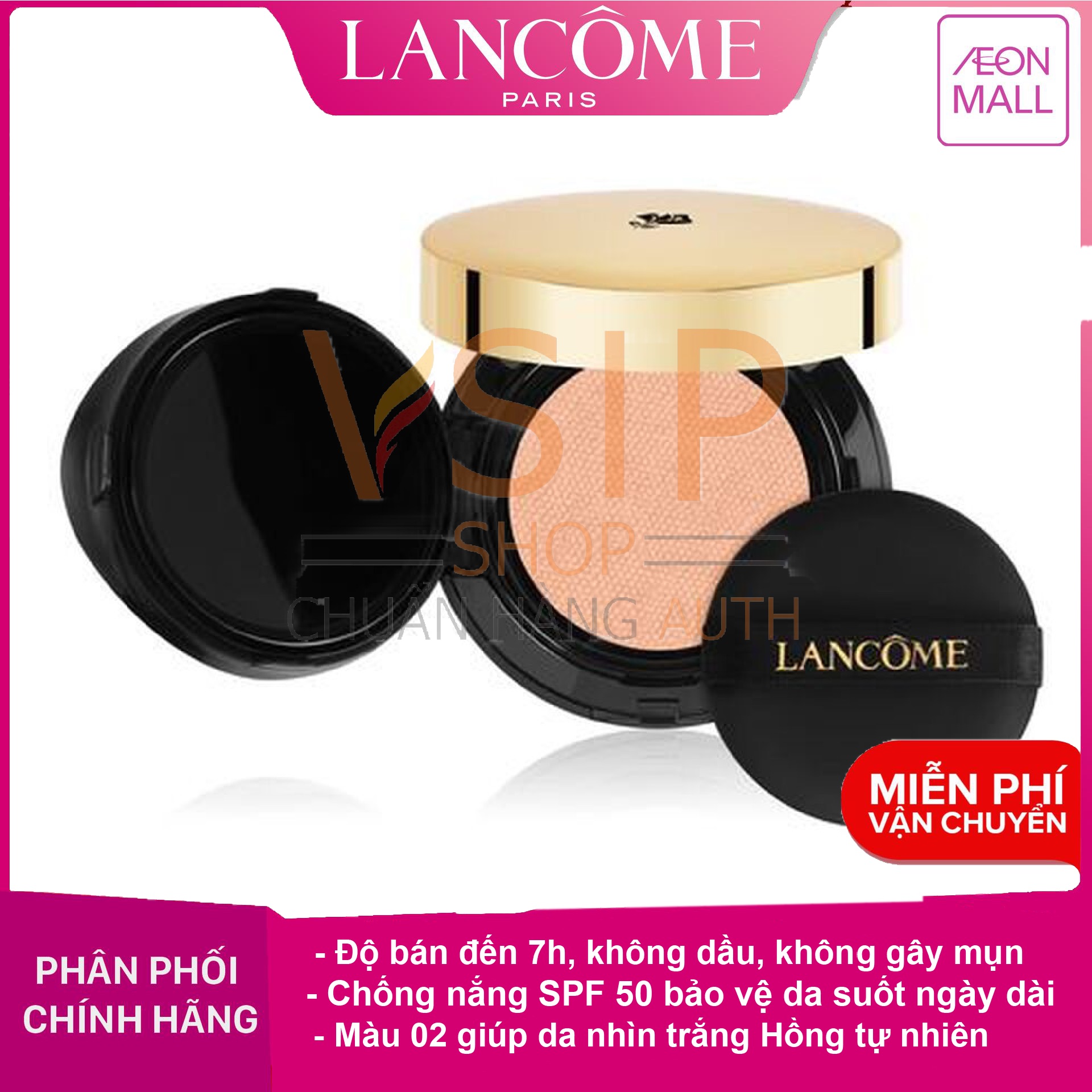 Phấn nước lancome teint idole ultra cushion spf 50 pa+++ 13g