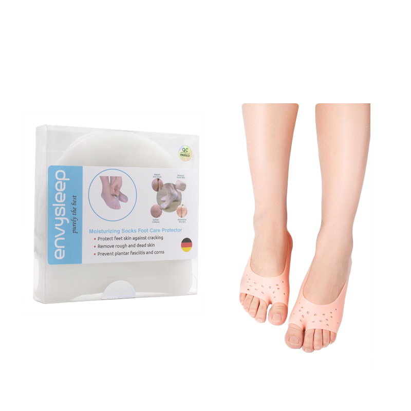 HCM Lót giày vớ silicon cho bàn chân ENVYSLEEP mang giày bít giày búp bê giày thể thao (hở ngón)  Bộ 2 cái