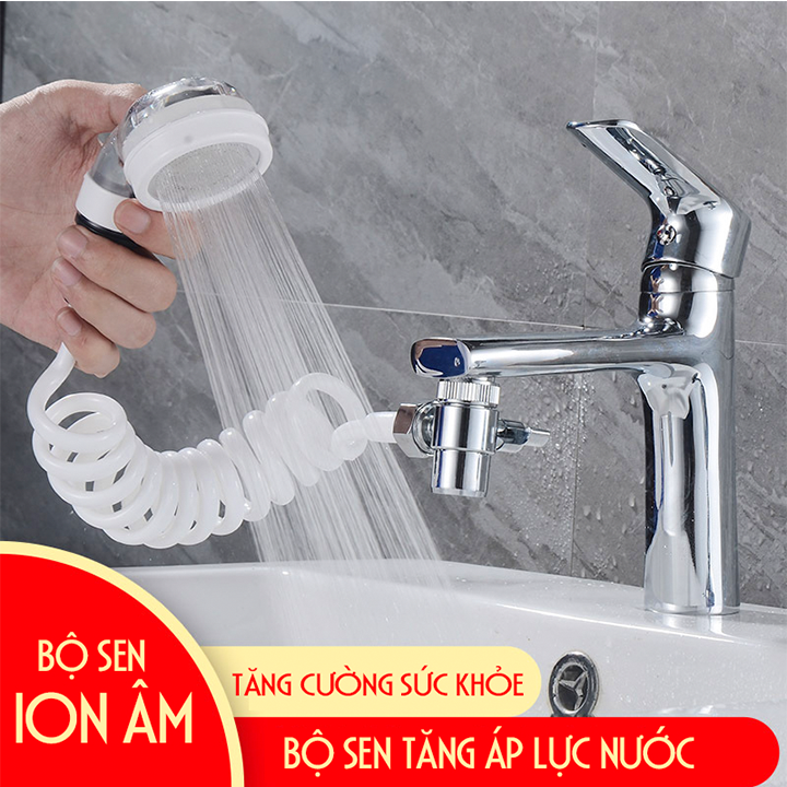Bộ vòi sen phụ lắp chậu rửa mặt Lavabo và chậu rửa bát vô cùng thông minh tiện lợi