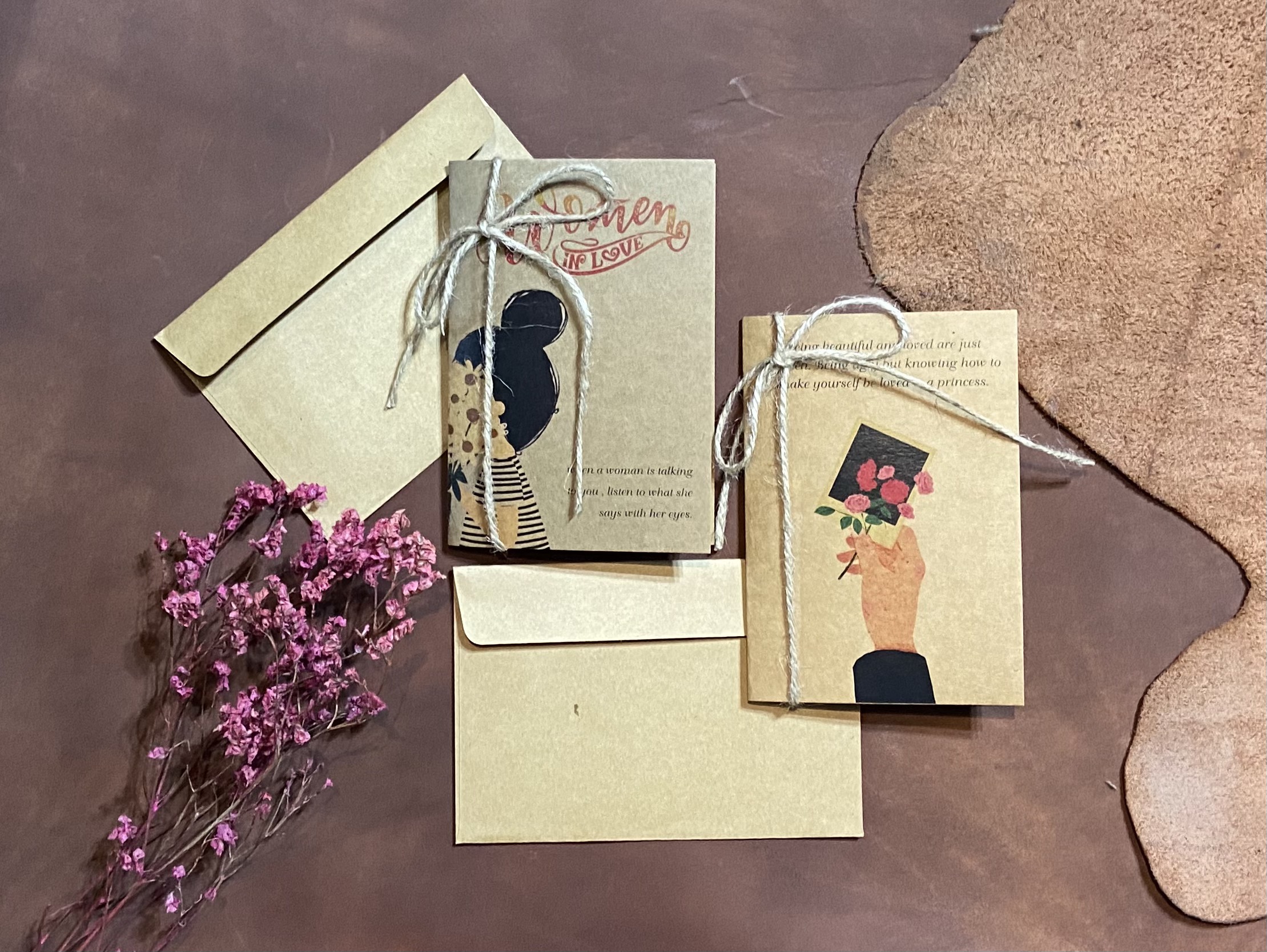 [HCM]Thiệp Kraft in Handmade