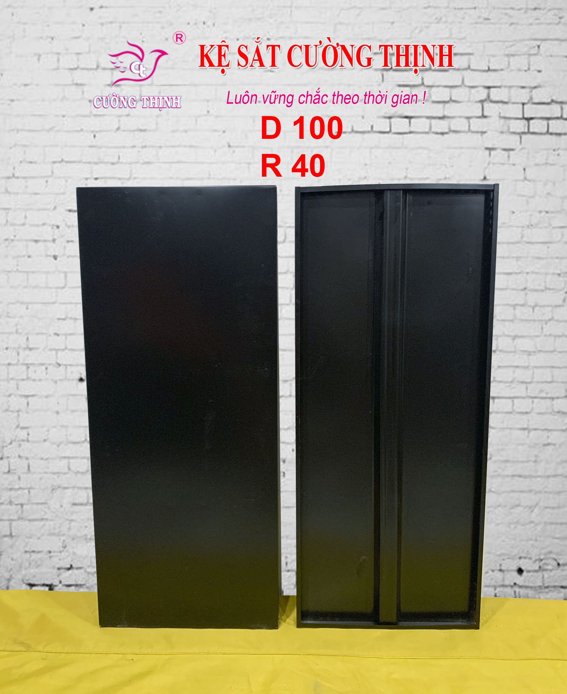 Mâm sắt màu Đen dài 100cm x rộng 40cm - Lắp ráp kệ sắt đa năng