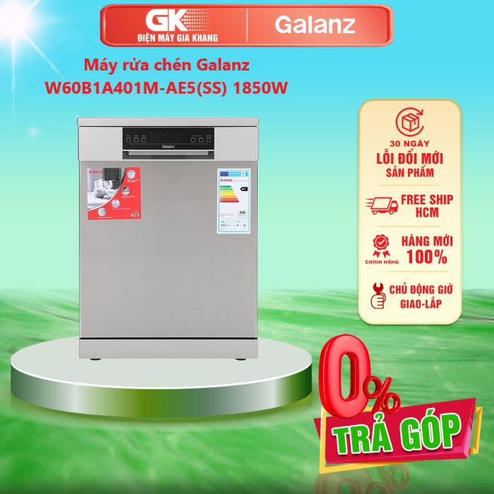 Máy rửa chén galanz w60b1a401m-ae5 1850w. - giao toàn quốc