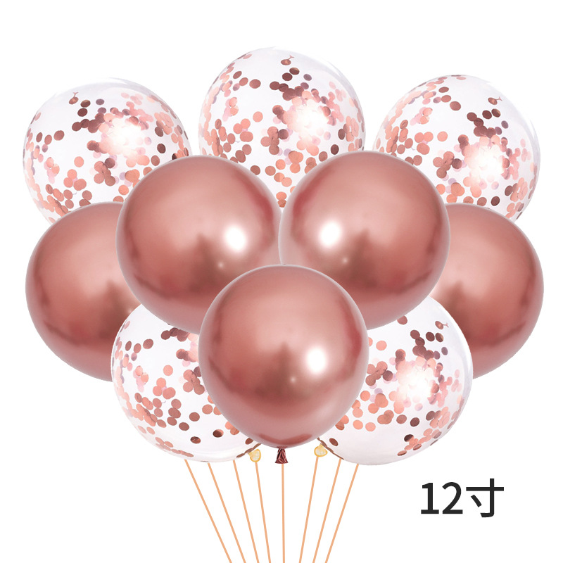 Mix 12 bóng bay các màu ,bóng siêu nhũ ,sequin ,bóng bay trang trí tiệc sinh nhật
