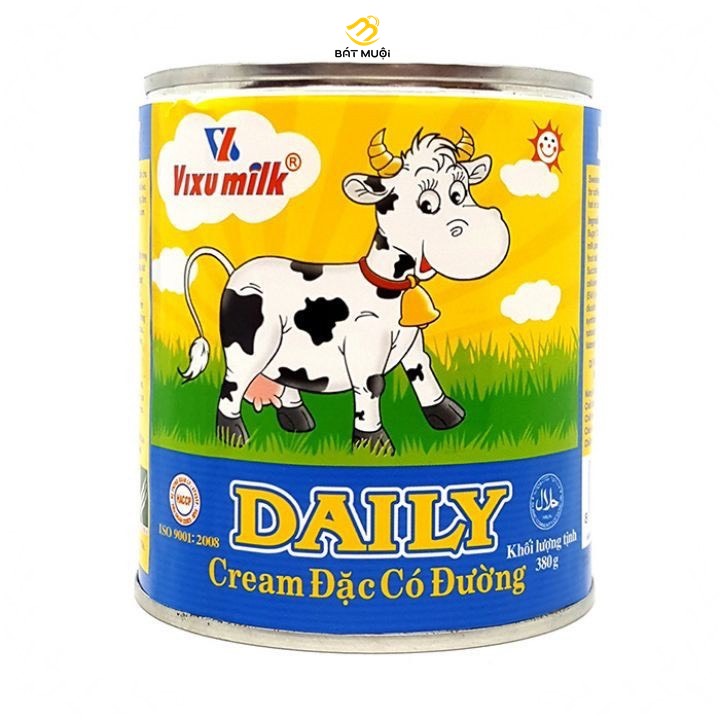 Kem Đặc Sữa Đặc Daily Vàng Vixumilk 380g