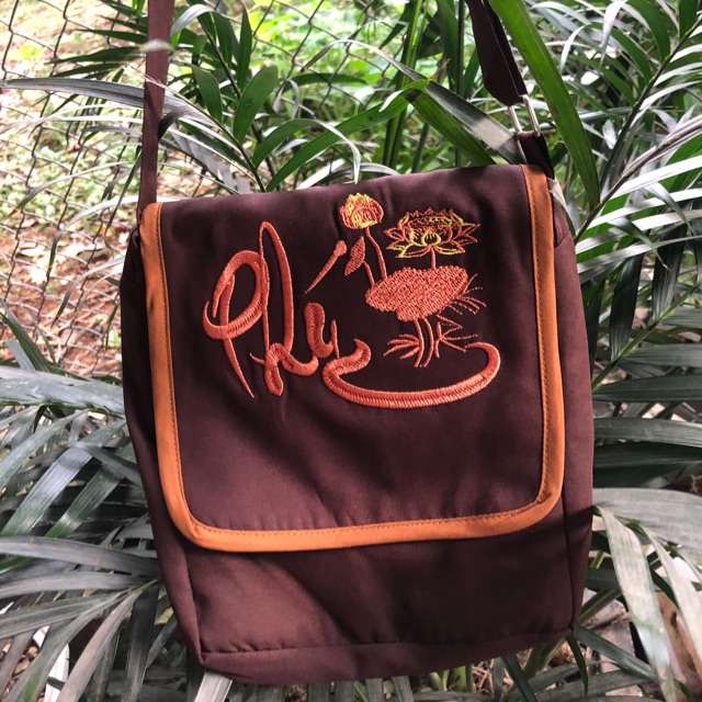 Túi thư pháp chữ phúc- túi đi chùa