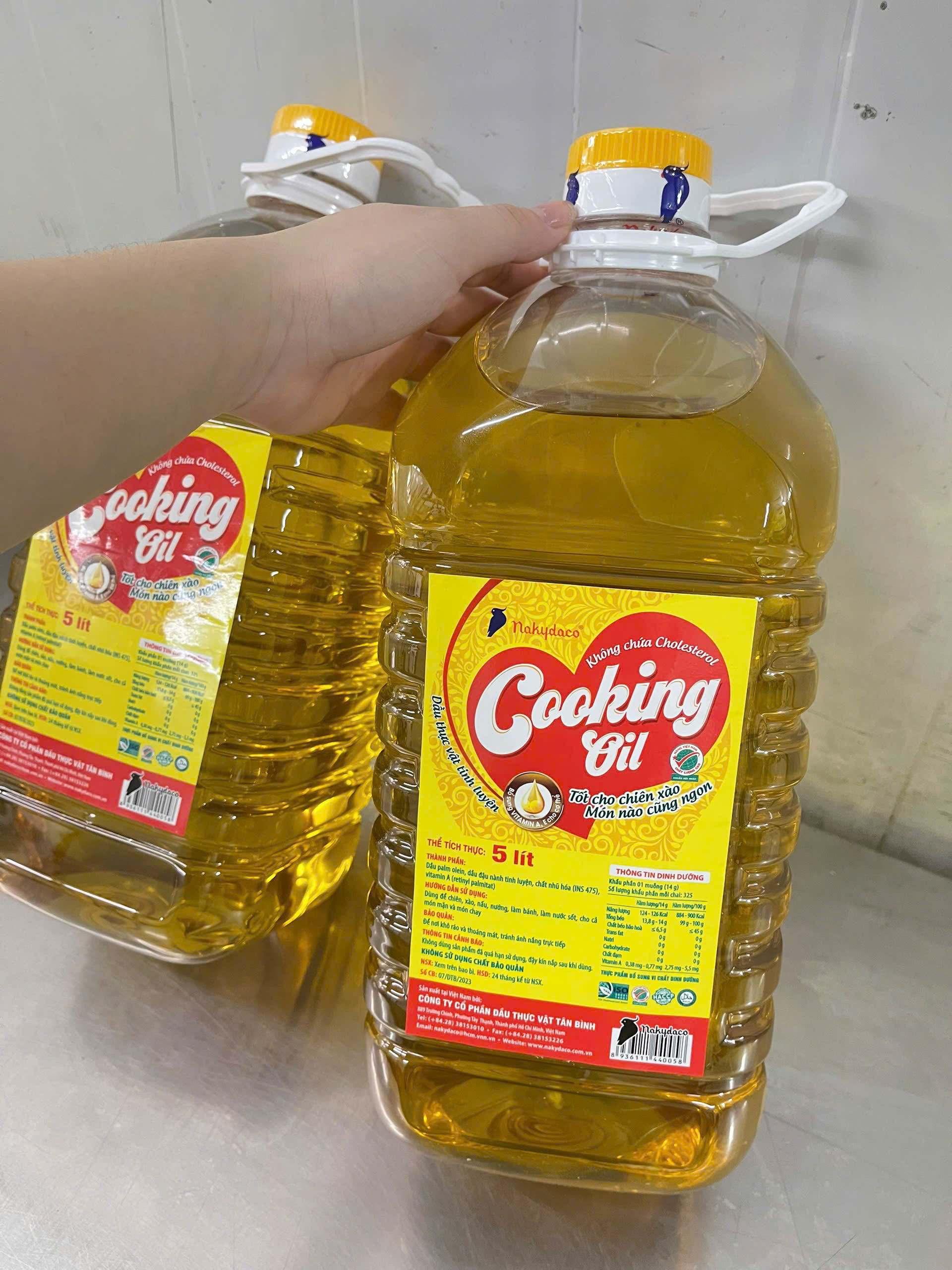 Dầu Ăn Cooking Oil Can 5 Lít ( Hỏa Tốc TPHCM )