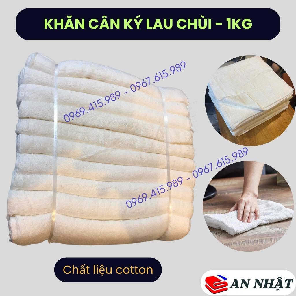Khăn lau chùi, khăn cân ký lau bát đũa, đồ dùng chất liệu cotton - 1kg
