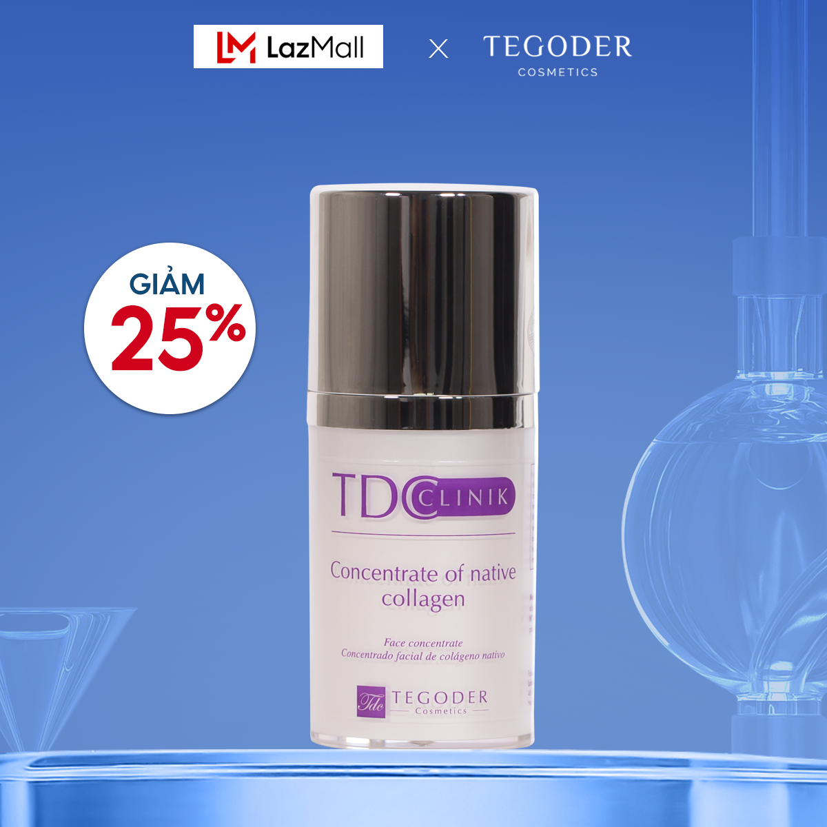 Kem dưỡng Collagen Tảo đỏ làm săn và cải thiện da lão hoá Tegoder Concentrate of native collagen 50 ml mã 6811